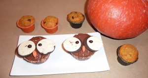 Cupcakes chouettes - recette cupcakes - recette decoration cupcakes - recette halloween 3